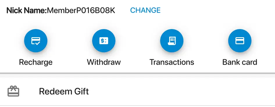 Cooe app withdrawal screen with gameplay interface